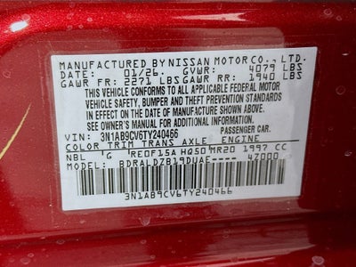 2026 Nissan Sentra SV