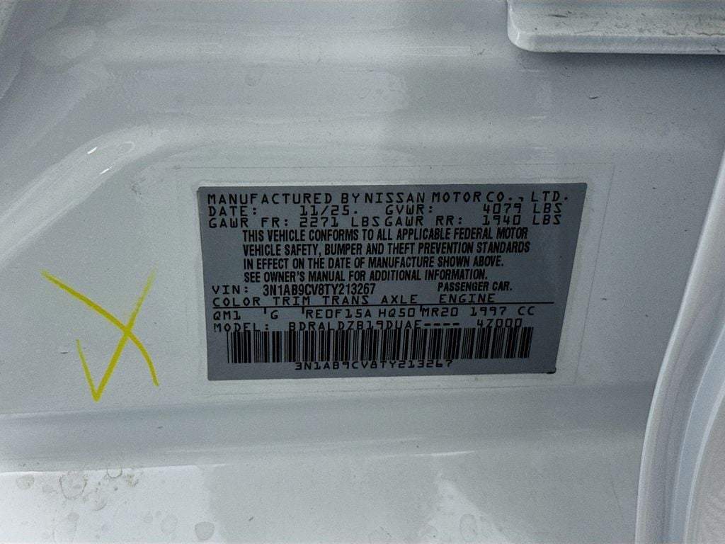 2026 Nissan Sentra SV