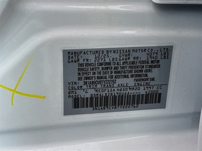 2026 Nissan Sentra SV