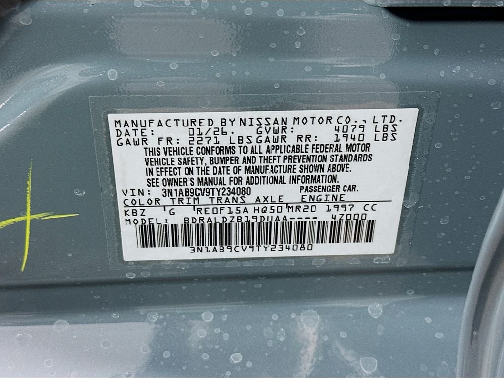 2026 Nissan Sentra SV