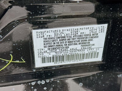 2026 Nissan Sentra SV