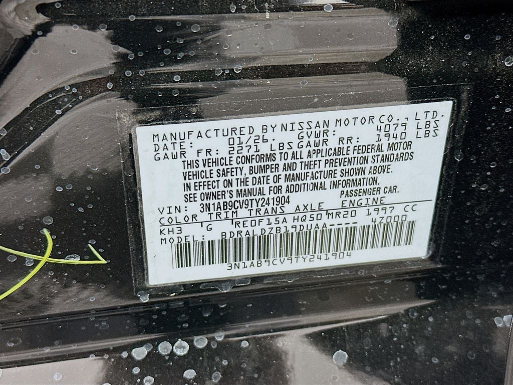 2026 Nissan Sentra SV