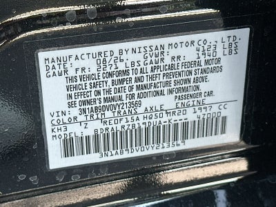 2027 Nissan Sentra SR