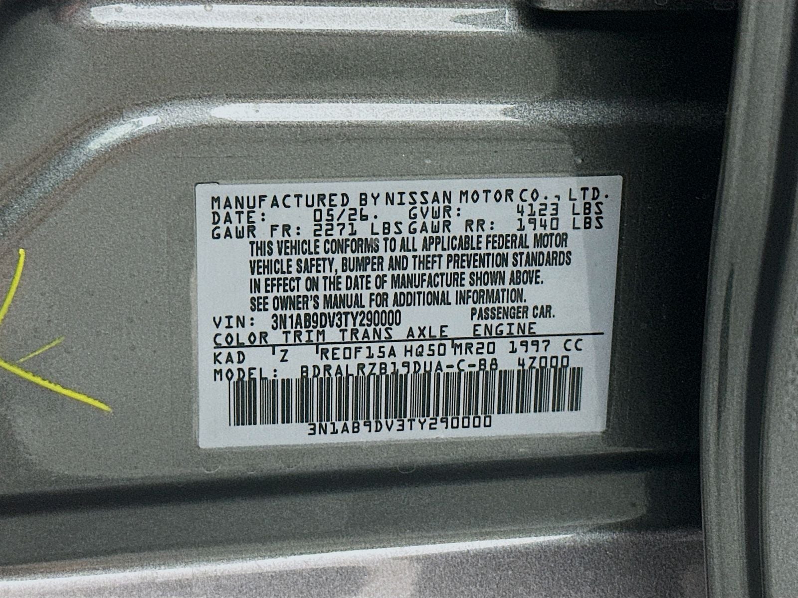 2026 Nissan Sentra SR