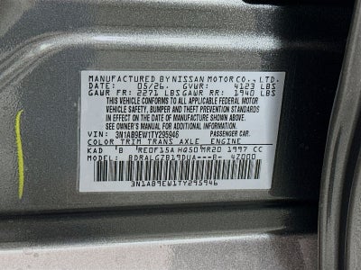 2026 Nissan Sentra SL