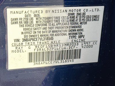 2027 Nissan Kicks SV