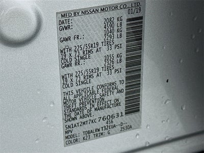 2019 Nissan Rogue SL