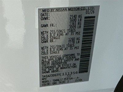 2026 Nissan Murano Platinum