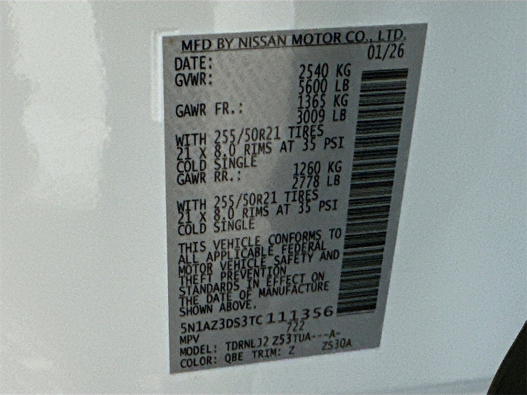 2026 Nissan Murano Platinum