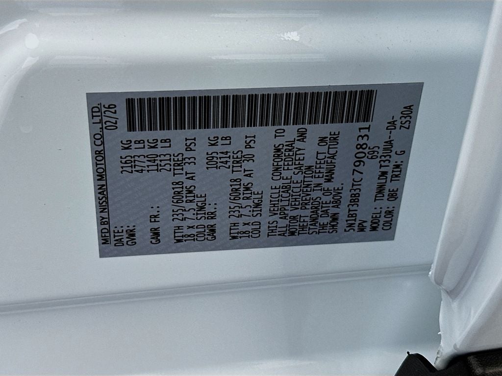 2026 Nissan Rogue SV