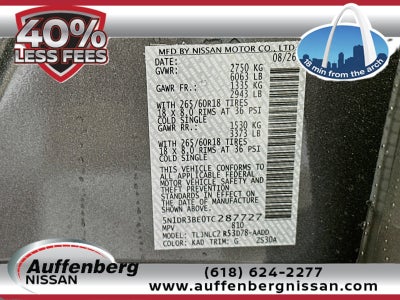 2026 Nissan Pathfinder Rock Creek