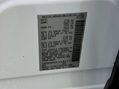 2026 Nissan Pathfinder SV