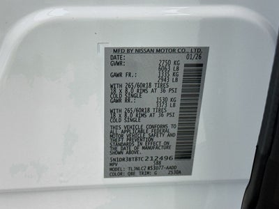 2026 Nissan Pathfinder SV