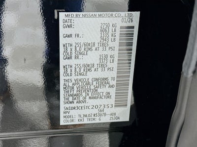 2026 Nissan Pathfinder SL