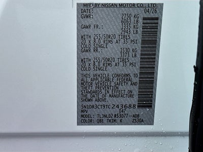 2026 Nissan Pathfinder SL