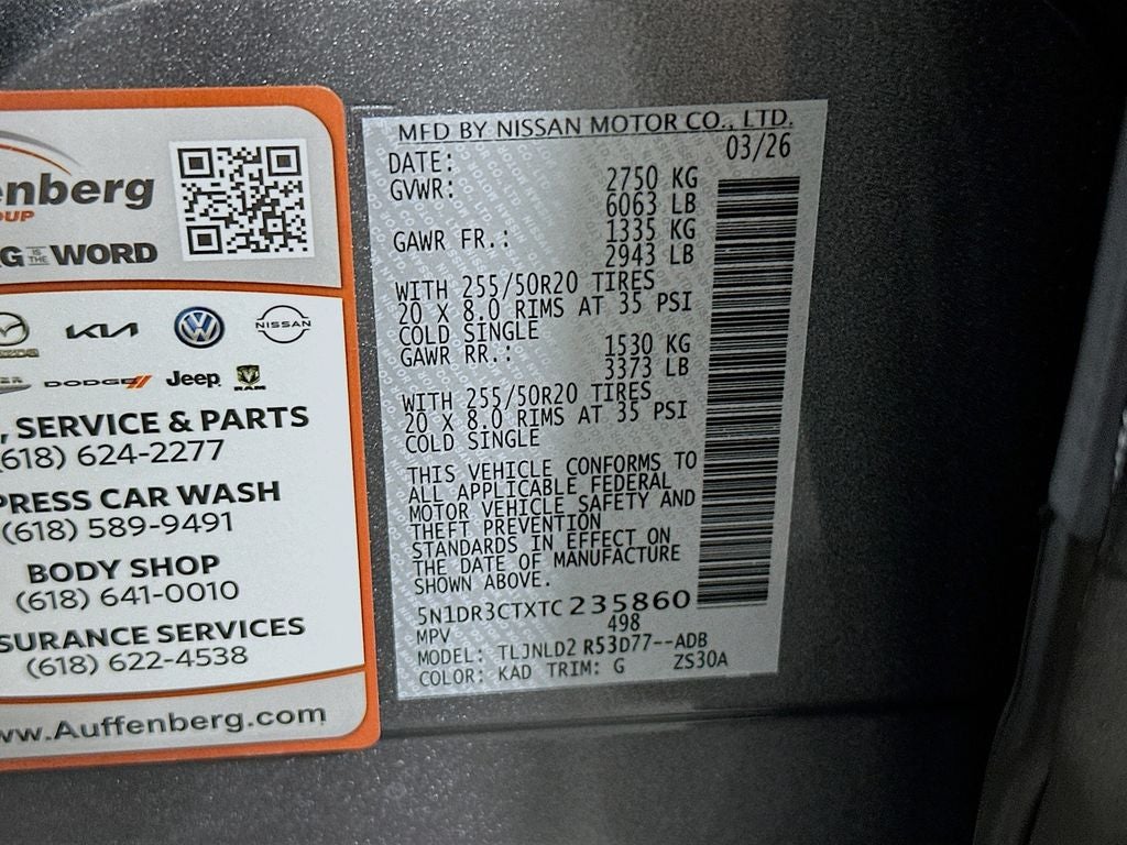 2026 Nissan Pathfinder SL