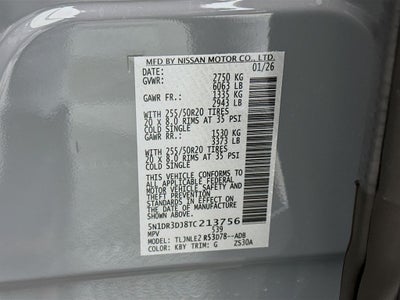 2026 Nissan Pathfinder Platinum