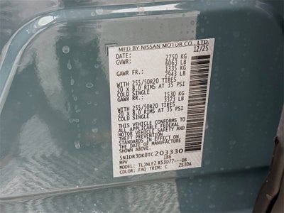 2026 Nissan Pathfinder Platinum