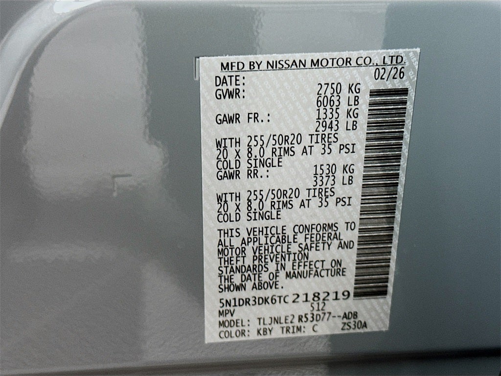 2026 Nissan Pathfinder Platinum