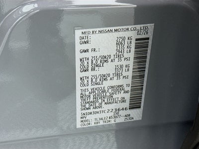 2026 Nissan Pathfinder Platinum