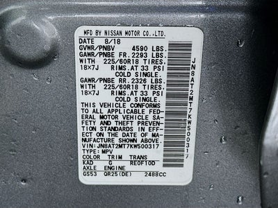 2019 Nissan Rogue SV