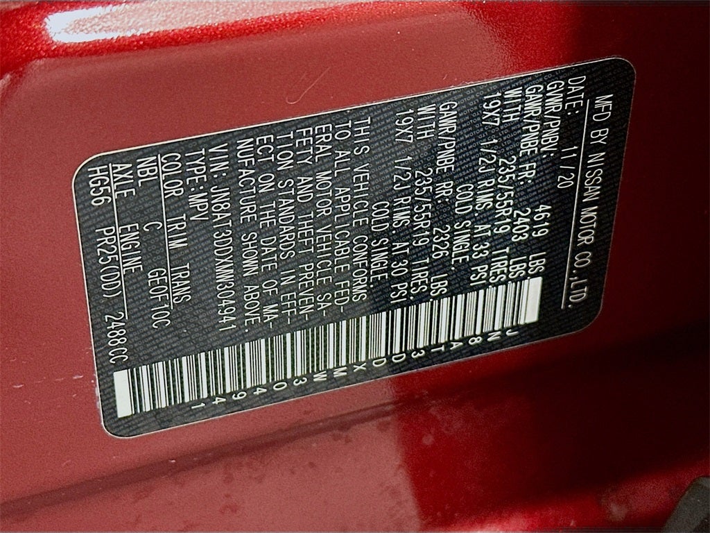 2021 Nissan Rogue Platinum