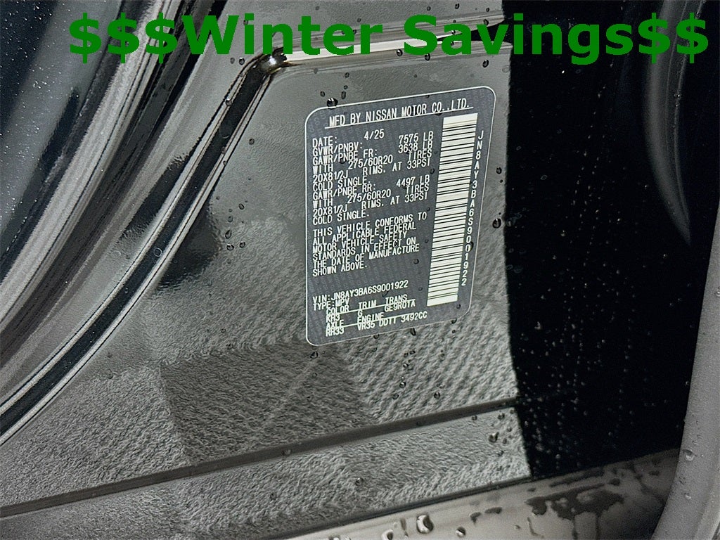 2025 Nissan Armada SL