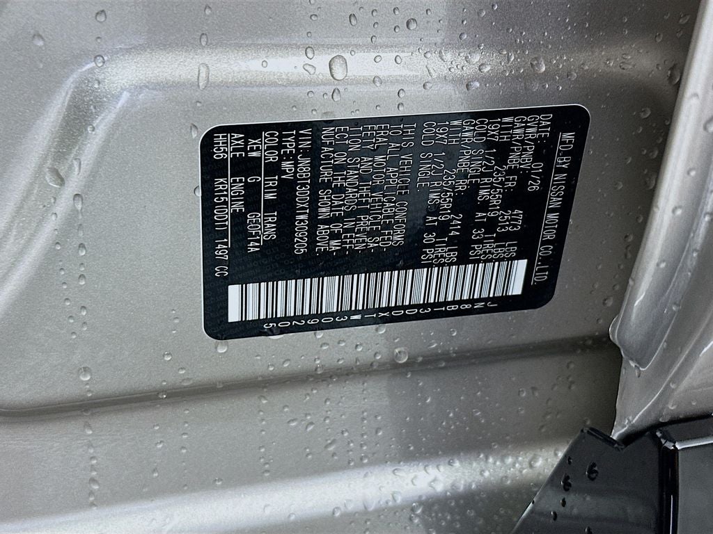 2026 Nissan Rogue Platinum