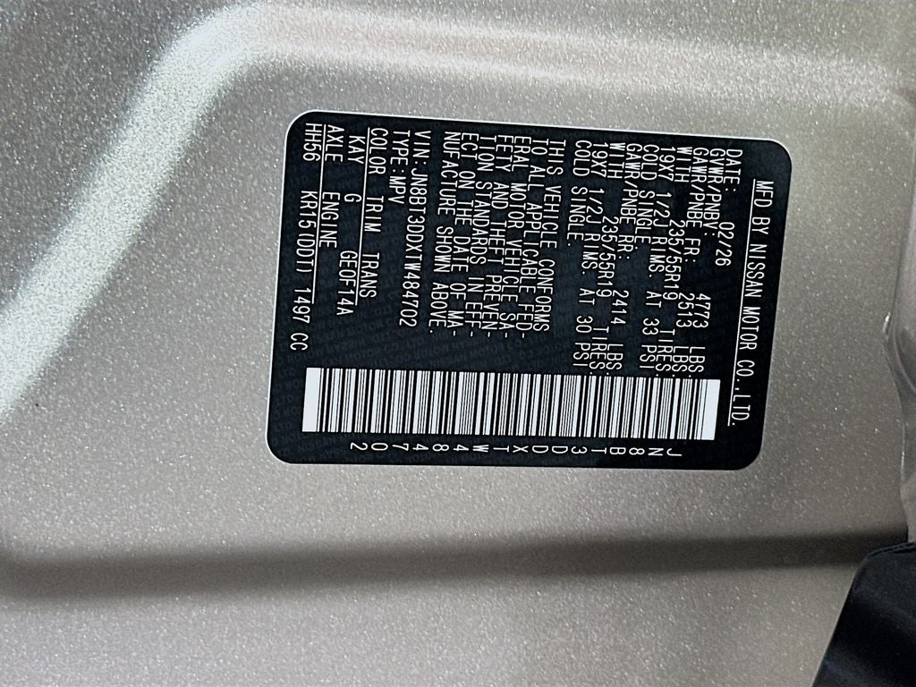 2026 Nissan Rogue Platinum